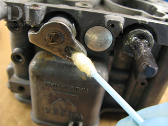 Carburateur Weber 32 DRT lubrification